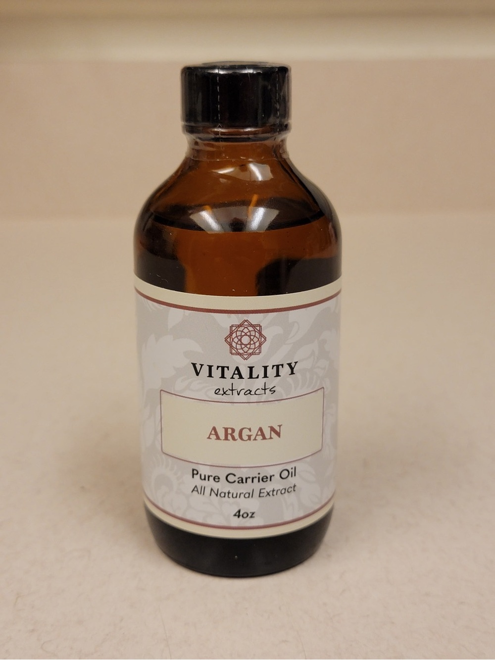 Vitality Extracts Argan Pure Carrier Oil - Brown Bottle